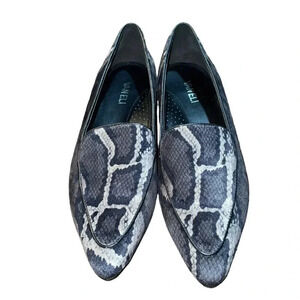 VANELi Kelvin Snake Embossed Velvet Loafer